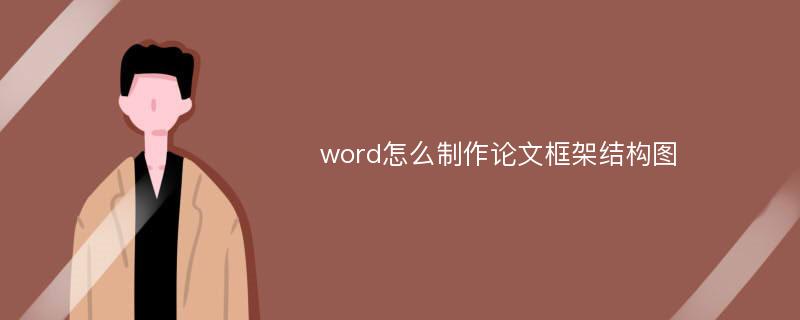 word怎么制作论文框架结构图